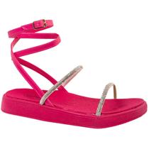 Sandalia Papete Feminina Flat Flatform Brilho Strass Anatomica Confortável Via Angel 7501 Sandalia Papete Feminina Flat Flatform Brilho Strass Anatomica Confortável Via Angel 7501