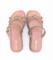 sandalia papete feminina flat rasteita brilho luxo macia elegante sandalia papete feminina flat rasteita brilho luxo macia elegante