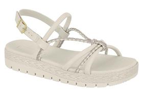 Sandália Papete Feminina Flatform Boho Moleca Nó Tiras com Nó Confortável Sandália Papete Feminina Flatform Boho Moleca Nó Tiras com Nó Confortável