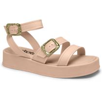 Sandália Papete Feminina Flatform Pêssego Dakota Y8122-0006 Sandália Papete Feminina Flatform Pêssego Dakota Y8122-0006