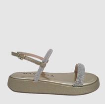 Sandália Papete Feminina Mariotta Plataforma Strass 2021540 Sandália Papete Feminina Mariotta Plataforma Strass 2021540