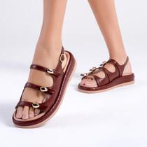 Sandália Papete Feminina Ramarim 2555205 Sandália Papete Feminina Ramarim 2555205