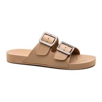 Sandália Papete Feminina Solado Flatform Fivela Conforto