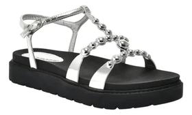 Sandália Papete Feminina Via Marte 176-010 Prata Specchio Original Sandália Papete Feminina Via Marte 176-010 Prata Specchio Original