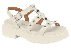 Sandália Papete Feminina Vizzano Tratorado Tiras Bolinhas Metalizada Conforto Sandália Papete Feminina Vizzano Tratorado Tiras Bolinhas Metalizada Conforto