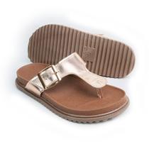Sandália Papete Feminino Casual Fivela Calce Fácil Leve Moda Confortável