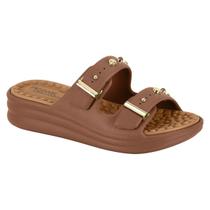 Sandália Papete Flat Casual Feminino Modare 7214101 Marrom Sandália Papete Flat Casual Feminino Modare 7214101 Marrom