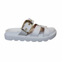 Sandalia Papete Flat Tira H Vizzano Tratorado Conforto Camel 6510.110