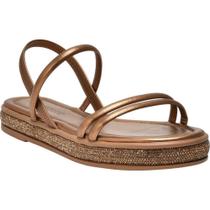 Sandália Papete Flatform Brilho Verão Tendência Moda 114-004 Via Marte Sandália Papete Flatform Brilho Verão Tendência Moda 114-004 Via Marte