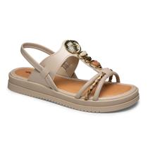 Sandalia Papete Flatform Feminina Mississipi Moda Casual Pedras Ref: J0221