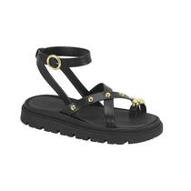 Sandália Papete Flatform Spike Moleca 021298