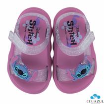 Sandália Papete Infantil Baby Feminino Menina Disney Lilo & Stitch Lançamento Sandália Papete Infantil Baby Feminino Menina Disney Lilo & Stitch Lançamento