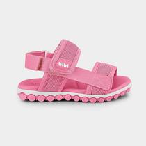 Sandália Papete Infantil Bibi Summer Roller Sport Rosa