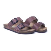 Sandália Papete Infantil em Couro Menina Menino Fivela Calce Fácil Confortável Sandália Papete Infantil em Couro Menina Menino Fivela Calce Fácil Confortável