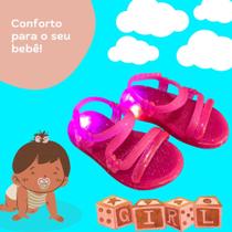 Sandalia Papete Infantil Feminina com LED Menina - SANDÁLIA INFANTIL SUN LED