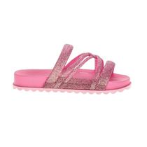 Sandália Papete Infantil Grendene Barbie Rosa Glitter Rosa Sandália Papete Infantil Grendene Barbie Rosa Glitter Rosa