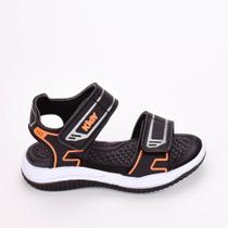 Sandália Papete Infantil Kidy Fly Fecho Personalizado Preto Sandália Papete Infantil Kidy Fly Fecho Personalizado Preto