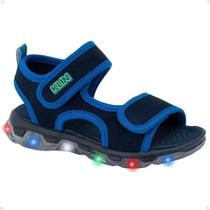 Sandália Papete Infantil Klin Light Led Pisca Pisca Brilha