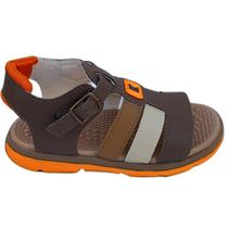 Sandália Papete Infantil Masculina Juvenil Menino Escolar Confortável Leve Marrom Casual Laranja Presente Sandália Papete Infantil Masculina Juvenil Menino Escolar Confortável Leve Marrom Casual Laranja Presente