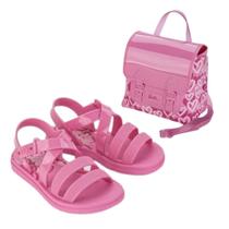 Sandália Papete Infantil Menina Barbie Grendene com mochila - Grendene Kids