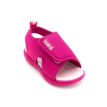 Sandália Papete Infantil Menina Klin Tic Tac 790744 - Rosa