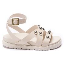 Sandália Papete Infantil Menina Rebites Sandália Papete Infantil Menina Rebites