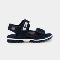 Sandália Papete Infantil Menino Bibi Summer Roller Azul Marinho