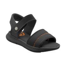 Sandália Papete Infantil Menino Guty Preto Laranja Pé com Pé 23164-027 Sandália Papete Infantil Menino Guty Preto Laranja Pé com Pé 23164-027