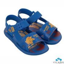 Sandália Papete Infantil Menino Sonic Challenge Conforto Desenho Lançamento