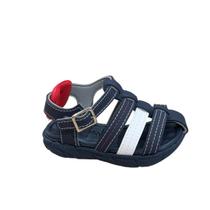 Sandália Papete Infantil Molekinho Napa Confortavel fechado