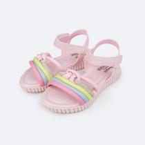 Sandália Papete Infantil Pampili Candy Nó e Strass Colorida Sandália Papete Infantil Pampili Candy Nó e Strass Colorida