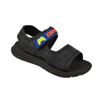 Sandália Papete Infantil Sport Preto Luelua 131001-07 Sandália Papete Infantil Sport Preto Luelua 131001-07