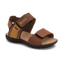 Sandália Papete Infantil Tic Tac Casual Caramelo/Mel 171.189 Sandália Papete Infantil Tic Tac Casual Caramelo/Mel 171.189