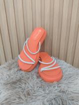 Sandália Papete LARANJA NEON Sandália Papete LARANJA NEON