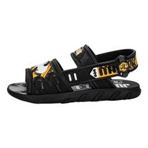 Sandália papete liga da justiça grendene kids infantil menino com brinde 23263