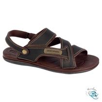 Sandalia Papete Masculina Danper Confortavel Franciscana Motoqueiro Traseira Flexivel Barata
