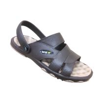 Sandalia Papete Masculina King Percata Chinelo Massageador cor:marromtamanho:37.38