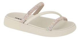 Sandália Papete Moleca Glitter Papetes Femininas Brilho Moda Sandália Papete Moleca Glitter Papetes Femininas Brilho Moda