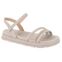 sandalia papete moleca original brilho conforto dia a dia Feminina Moleca Papete Lançamento Moda Confortável glitter cristal flat