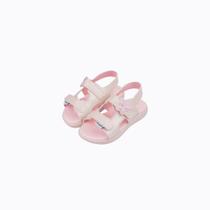 Sandália Papete Nude Borboleta Infantil Feminina Pampili 763009000