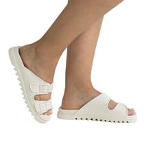 Sandália Papete Nuvem Ortopédico com Fivela Super Macio, Leve e Flexível