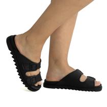 Sandália Papete Nuvem Ortopédico com Fivela Super Macio, Leve e Flexível
