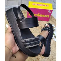 Sandália Papete Plataforma Leve e Confortável Moda Feminina