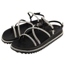 Sandália Papete Slide Feminino Pedras Strass Top Sandália Papete Slide Feminino Pedras Strass Top