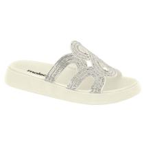 Sandalia Papete Slide FlatForm Feminina da Moleca