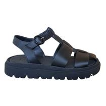 Sandalia Papete Solado Tratorado Tira Abotoar Moleca Dulce Maria 5504.114 Sandalia Papete Solado Tratorado Tira Abotoar Moleca Dulce Maria 5504.114