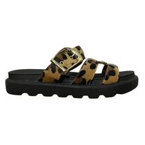 Sandália Papete Tratorado de Fivela Casual Feminino Vizzano 6510.110 Preto Onça Sandália Papete Tratorado de Fivela Casual Feminino Vizzano 6510.110 Preto Onça