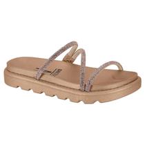 Sandália Papete Vizzano C/ Strass Tratorada Blogueira Sandália Papete Vizzano C/ Strass Tratorada Blogueira