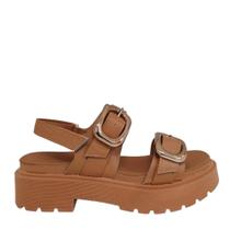 Sandália Papete Vizzano Flatform Fivelas Super Estilosa e Confortável Feminina 6499.115 (65478)