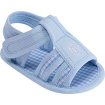 Sandália Para Bebê Arco Íris Azul Bebê - Pimpolho